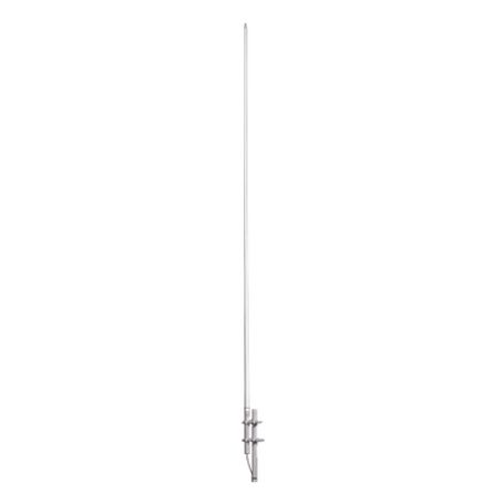 antena colineal de fibra de vidrio para base 171175 mhz 6 db 500 watt n hembra incluye montaje de dos abrazaderas dobles