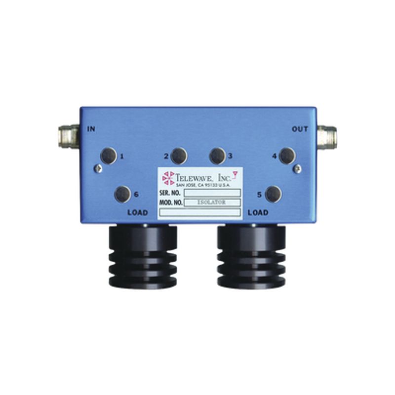Aislador Doble Para 400512 Mhz 70 Db De Aislamiento Ajustable En ± 5 Mhz 100 Watt N Hembras.
