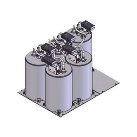 Combinador Sinclair 6 Canales 430470 Mhz Montaje En Rack 19 100 Khz 125 Watt N Hembras.