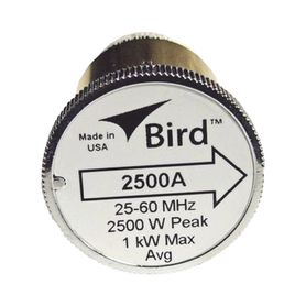 elemento de potencia en linea 78 a 2500 watt para wattmetro bird 43 en el rango de frecuencia de 25 a 60 mhz