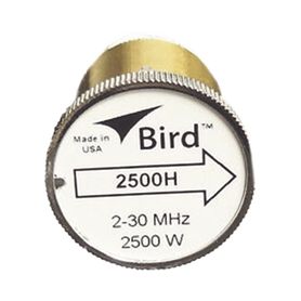 elemento de 2500 w en linea 78 para wattmetro bird 43 en rango de frecuencia de 2 a 30 mhz