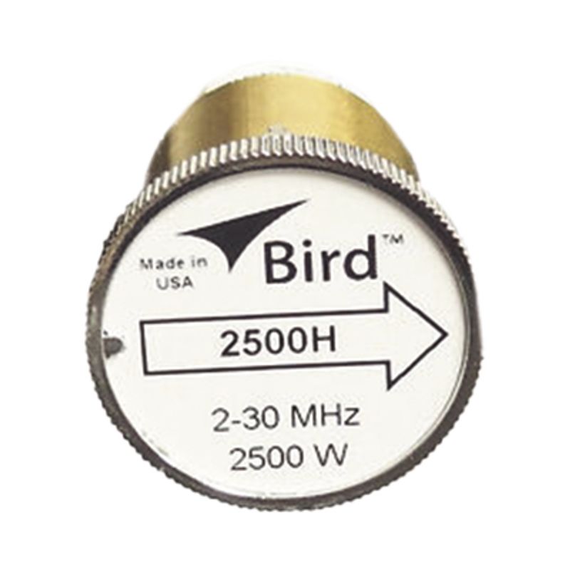 Elemento De 2500 W. En Linea 7/8 Para Wattmetro Bird 43 En Rango De Frecuencia De 2 A 30 Mhz.