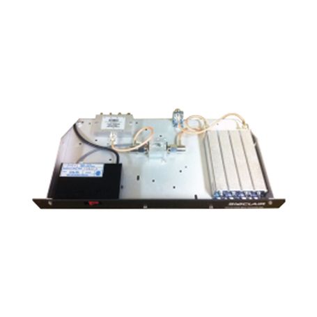 multiacoplador con preselector para 4 canales 160174 mhz 1 mhz de ancho de banda 12 vcc conectores n hembras