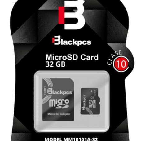 Memoria MicroSD Blackpcs de 32GB Clase10 con disipador TL1 