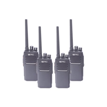 Kit De Cuatro Radios Tx680av Y Dos Cargadores Adicionales