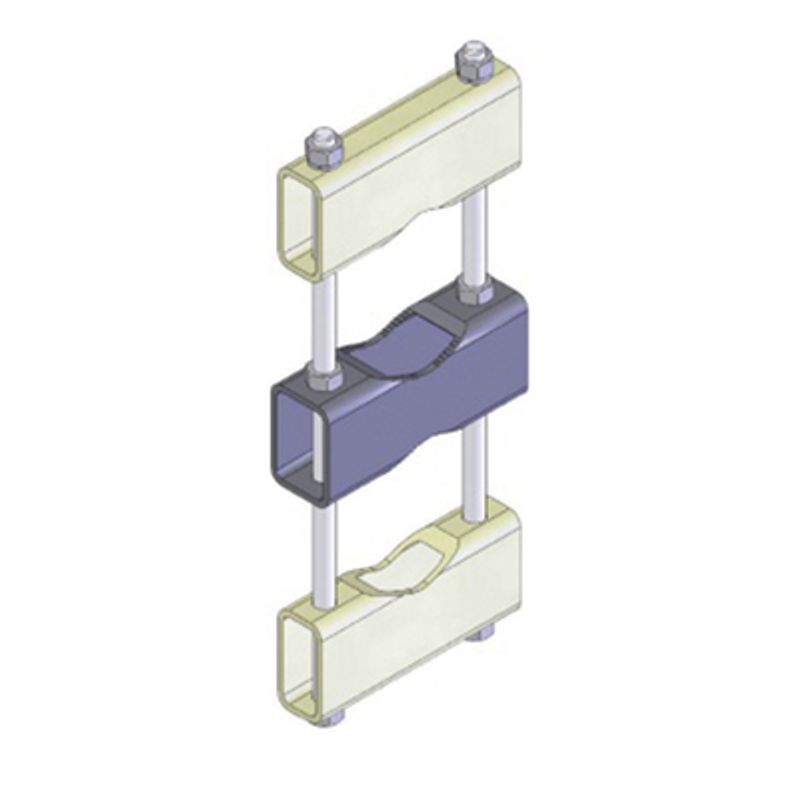 Herraje Sencillo De Montaje Para Antenas De 6.0 A 11.43 Cm De Diámetro Acero Al Carbón Galvanizado En Caliente.