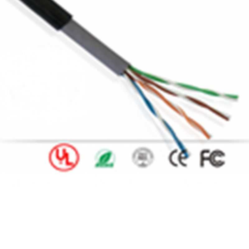 Saxxon Outpcat5ecopext100  Cable Utp 100 Cobre / Categoria 5e / Color Negro / Exterior / 100  Mts / 4 Pares / Redes / Video/