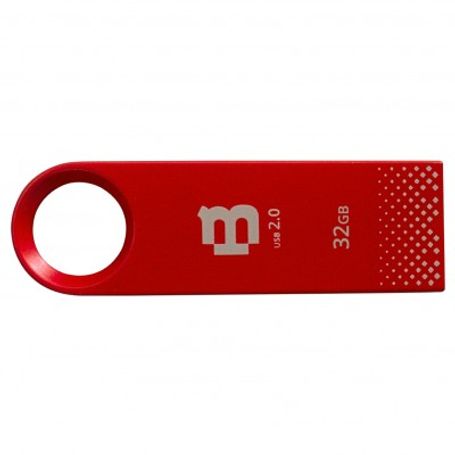 Memoria USB Blackpcs de 32GB 2108 acabado Metálico. Color Rojo (MU2108R32) TL1 