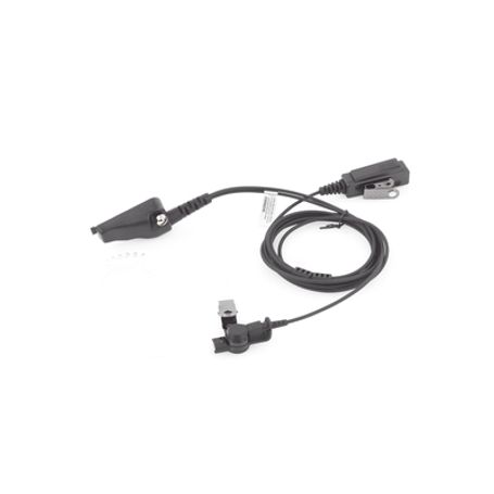 Micrófono De Solapa De 2 Hilos Para Kenwood Serie 80/ 90/ 140/ 180/ Nx200/ 410