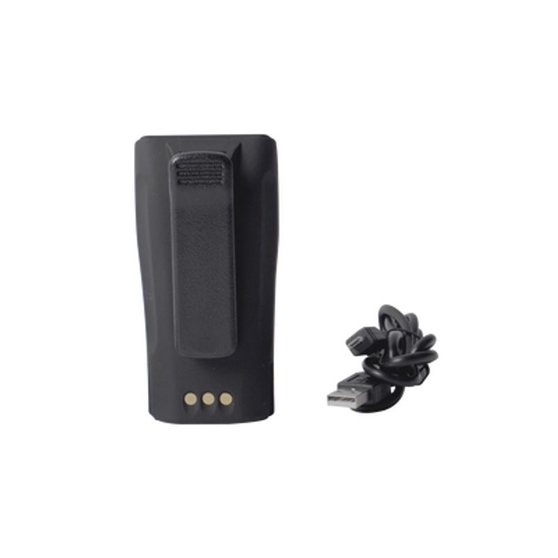 Bateria Con Cargador Usb Integrado De Liion 2600mah  Con Clip  Para Radios Ep450/dep450/cp200/pr400 