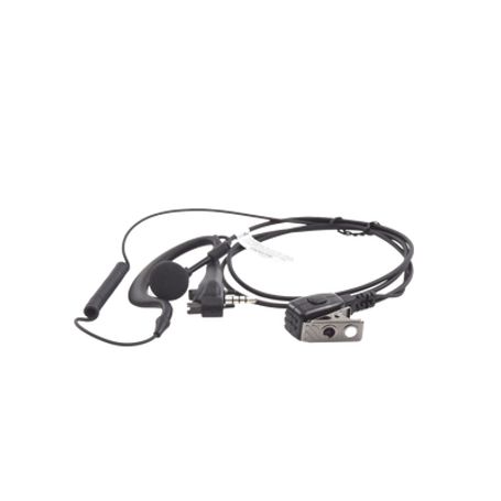 micrófono de solapa con auriculares de gancho en forma de g para radios vx16023118021040081132