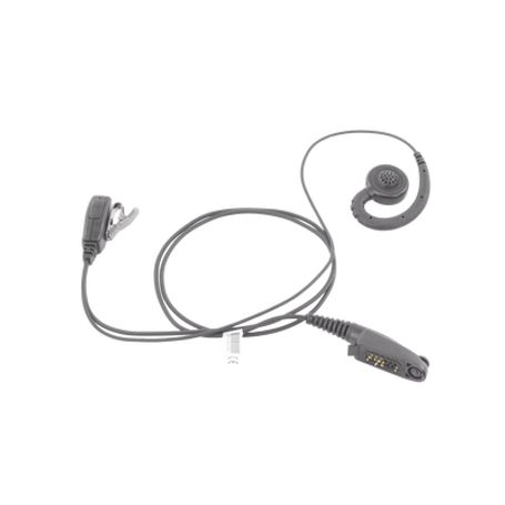 Micrófono De Solapa Con Audifono Ajustable Al Oido Para Hyt Tc610p/tc780