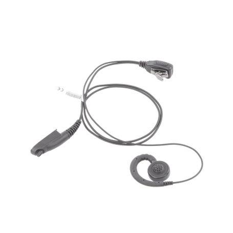 Micrófono De Solapa Con Audifono Ajustable Al Oido Para Hyt Tc610p/tc780