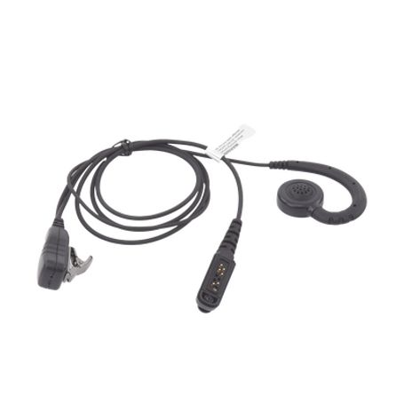 micrófono de solapa con audifono ajustable al oido para radios icom icf50 60 50v 60v 3161 416180933