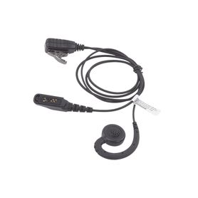 micrófono de solapa con audifono ajustable al oido para radios icom icf50 60 50v 60v 3161 416180933