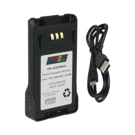 Bateria Liion 2000 Mah  Para Radios Kenwood Nx200/300.