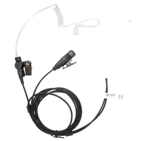 Micrófono De Solapa De 2 Hilos Para Radios Motorola Serie Ht750/1250/1550/pro5150/5550/7150