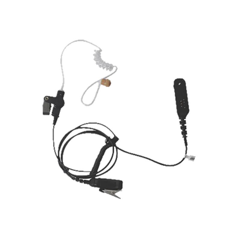 Micrófono De Solapa Con Audifono Discreto Para Motorola Ht750 / 1250 / 1550 / Pro5150 / 5550 / 7150/ 9150/ Mtx850ls / Ptx700