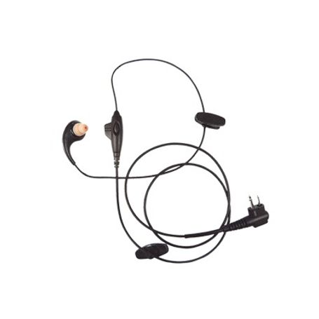 micrófono de solapa con audifono discreto p radios icom icf111433302130133003