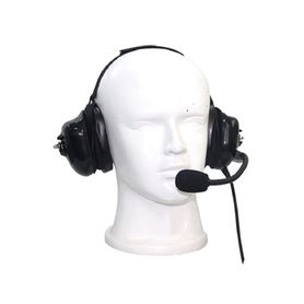auriculares con orejeras acolchonadas de gel con micrófono flexible con cancelación de ruido para radios icom icf50 60 50v 60v 