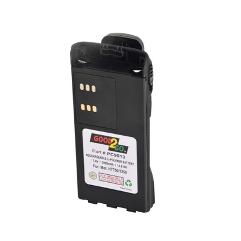 Bateria Con Cargador Usb Integrado De Liion 2000mah  Con Clip  Para Radios Ht750/1250 Pro5150/5550/7150/7350/7550