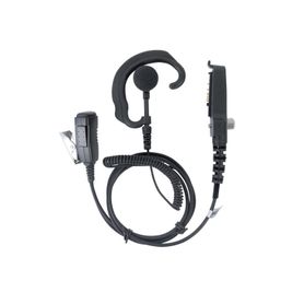 micrófono de solapa y audifono ajustable al oido para kenwood serie 80 90 140 180 nx200 410 compatible con vox de la serie 180 