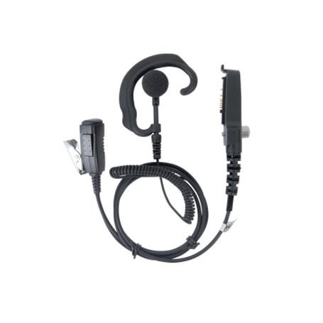 micrófono de solapa y audifono ajustable al oido para kenwood serie 80 90 140 180 nx200 410 compatible con vox de la serie 180 
