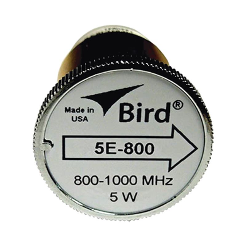 Elemento De 5 Watt En Linea 7/8 Para Wattmetro Bird 43 En Rango De Frecuencia De 800 A 1000 Mhz.