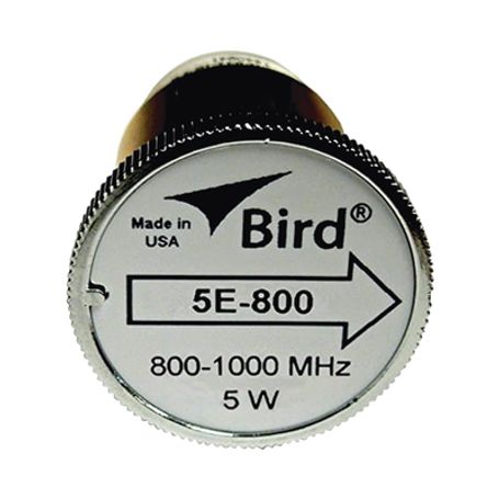 Elemento De 5 Watt En Linea 7/8 Para Wattmetro Bird 43 En Rango De Frecuencia De 800 A 1000 Mhz.