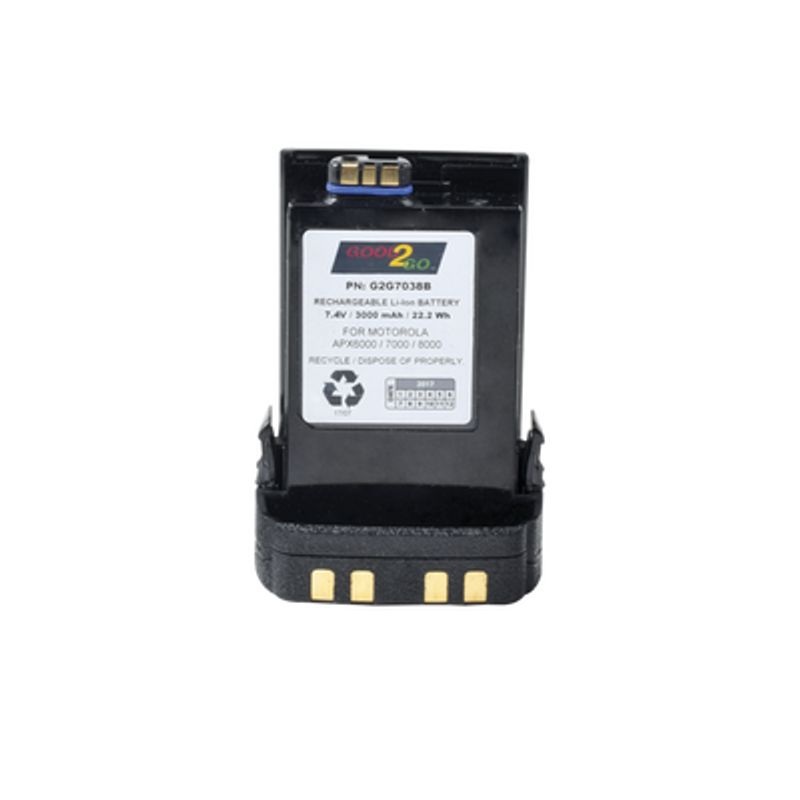 Bateria Con Cargador Usb Integrado De Liion 3000 Mah  Para Radios Apx6000/7000/8000/srx2200