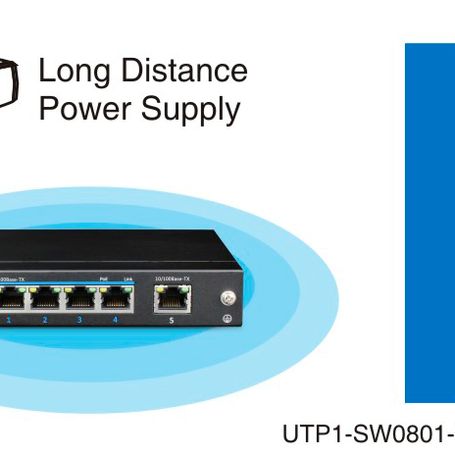 Utepo Utp3sw0401tp60  Switch  Poe De 5 Puertos Fast Ethernet/ 4 Puertos  Poe/ 60  Watts Totales/ 1 Puerto Uplink/ Estándares  80