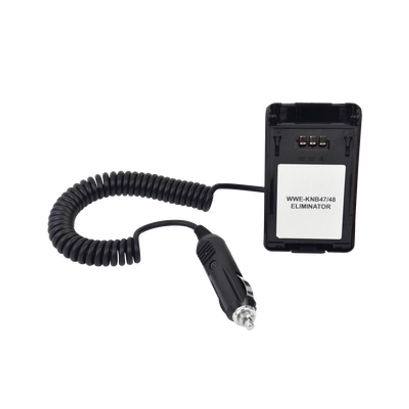 Cable Adaptador Para Corriente Para Radios Kenwood Nx200 Alternativa Para Baterias Knb47l Y Knb48l.