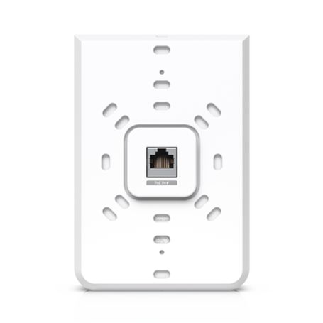 Access Point Unifi U6 In Wall/montaje P/pared Wifi 6 2.4 Y 5 Ghz Hasta 5.3 Gbps 1 Pto Poe In 4 Ptos Secundarios (1 Poe Out)