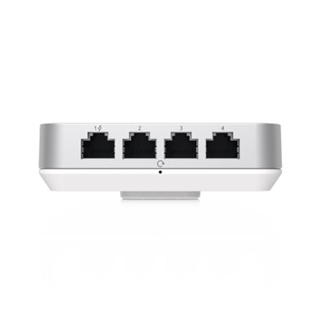 Access Point Unifi U6 In Wall/montaje P/pared Wifi 6 2.4 Y 5 Ghz Hasta 5.3 Gbps 1 Pto Poe In 4 Ptos Secundarios (1 Poe Out)