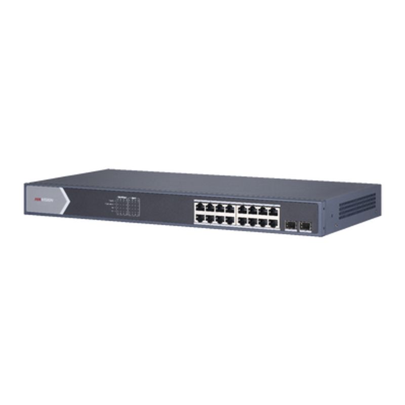 Switch Gigabit Poe / Monitoreable / 16 Puertos 10/100/1000 Mbps Poe / 1 Puerto 10/100/1000 Mbps De Uplink / 1 Puerto Sfp /  Conf