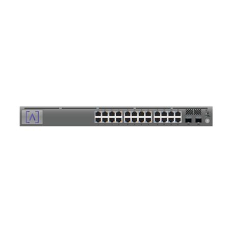 Switch Gigabit Poe Administrable / 24 Puertos 10/100/1000 Mbps (16 De Ellos Poe)  2 Puertos Sfp Uplink / Hasta 240w / Alta Labsc