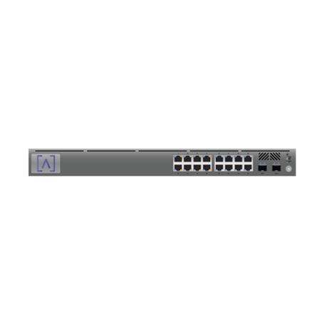 switch gigabit poe administrable  16 puertos 101001000 mbps  2 puertos sfp uplink  hasta 120w  alta labscloud