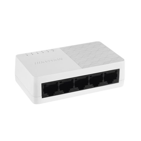 Switch No Administrable De 5 Puertos Para Escritorio / Fast Ethernet  10 / 100 Mbps / Diseno Compacto Y Estetico