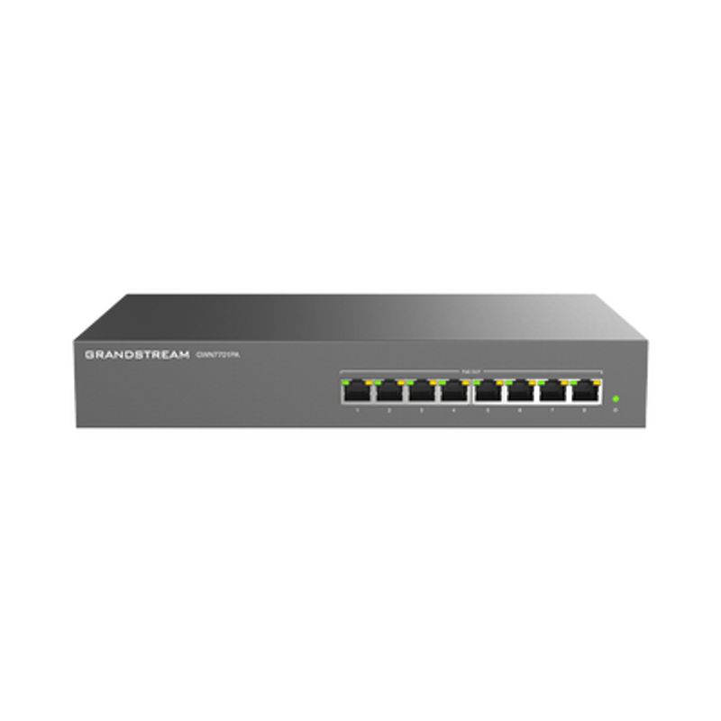 Switch Poe Gigabit No Administrable / 8 Puertos 10/100/1000 Mbps / 8 Puertos Poe /  Hasta 145w