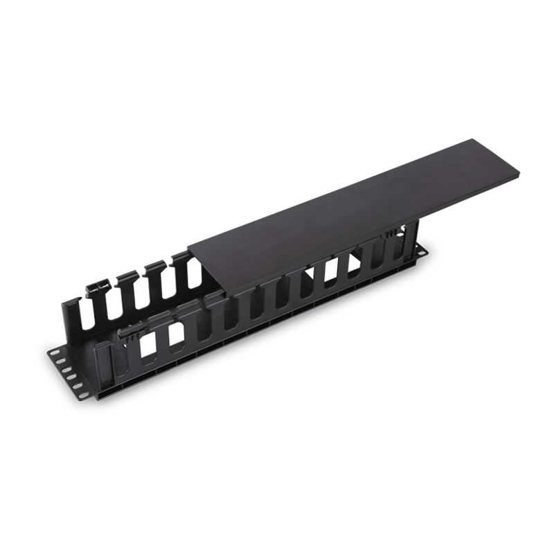 Saxxon J6069  Organizador De Cable Horizontal Para Rack / Un Lado / Plastico / 2u