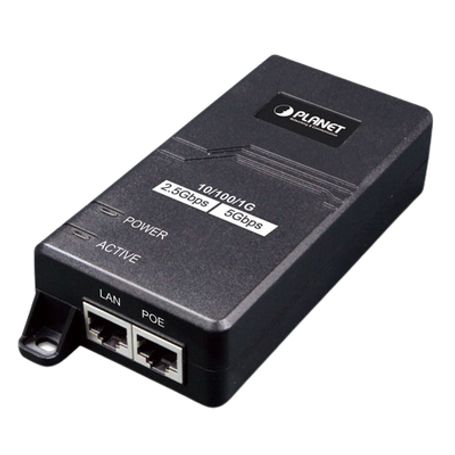 Inyector Poe 802.3 Af/at Hasta 30 W Con Puertos De 10/100/1000mbps/ 2.5 Gbps/5 Gbps