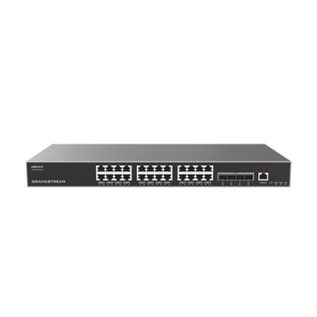 switch capa 3 administrable  24 puertos 101001000 mbps  4 puertos sfp de 10 gigabits  compatible con gwn cloud221766