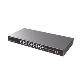 switch capa 3 administrable  24 puertos 101001000 mbps  4 puertos sfp de 10 gigabits  compatible con gwn cloud221766