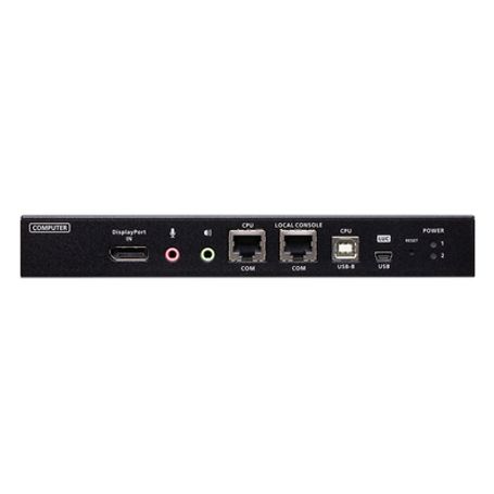 Conmutador Kvm A Través De Ip  Displayport 4k  Puerto Único Con Acceso Compartido Local/remoto 