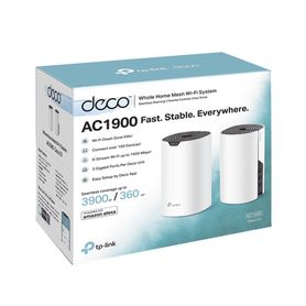 kit 2 routers inalámbricos mesh interior para hogar  doble banda wifi 5 ac1900 mbps  3 puerto gigabit wanlan  3 antenas interna