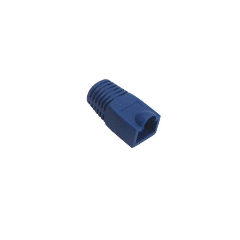 Saxxon S902a1  Bota Para Conector Plug Rj45 Cat 5e / Color Azul / Paquete 100 Piezas