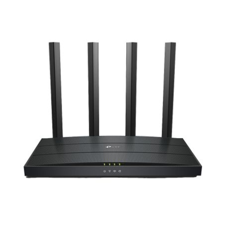 router wifi 6 ax 1500mbps  mumimo 2x2 y ofdma  1 puerto wan 101001000 mbps  4 puertos lan 101001000 mbps  4 antenas beamforming