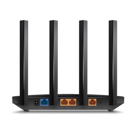 router wifi 6 ax 1500mbps  mumimo 2x2 y ofdma  1 puerto wan 101001000 mbps  4 puertos lan 101001000 mbps  4 antenas beamforming