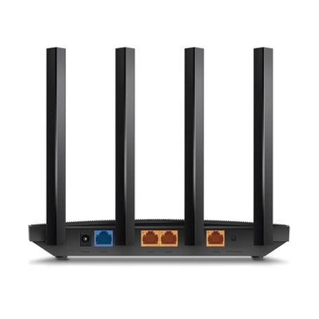 Router Wifi 6 Ax 1500mbps / Mumimo 2x2 Y Ofdma / 1 Puerto Wan 10/100/1000 Mbps / 4 Puertos Lan 10/100/1000 Mbps / 4 Antenas Beam