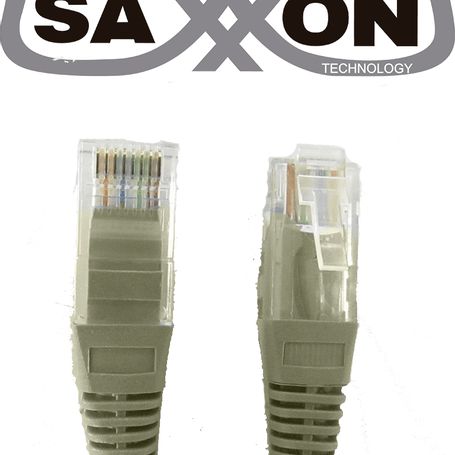 Saxxon P5e2ug  Cable Patch Cord Utp 2 Metros / Cat 5e / Color Gris